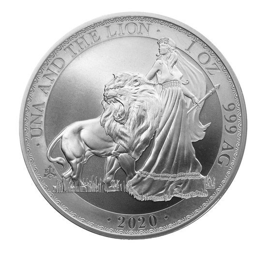 Una y el León 1 oz Plata 2020