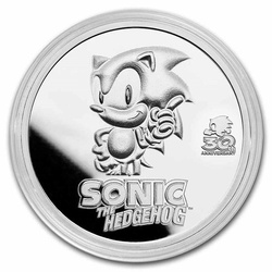 Niue: Sonic The Hedgehog 1 unce stříbra 2021 Proof