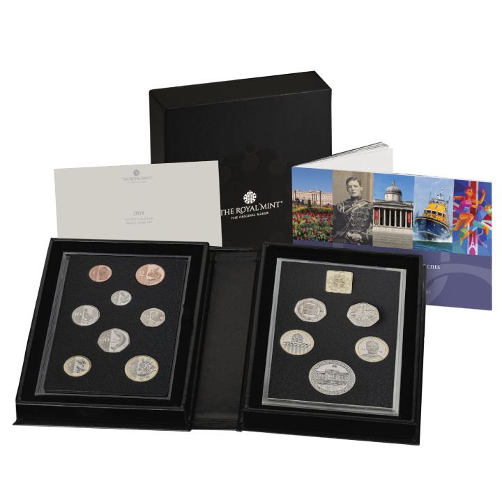 The 2024 United Kingdom Proof 14 Coins Set