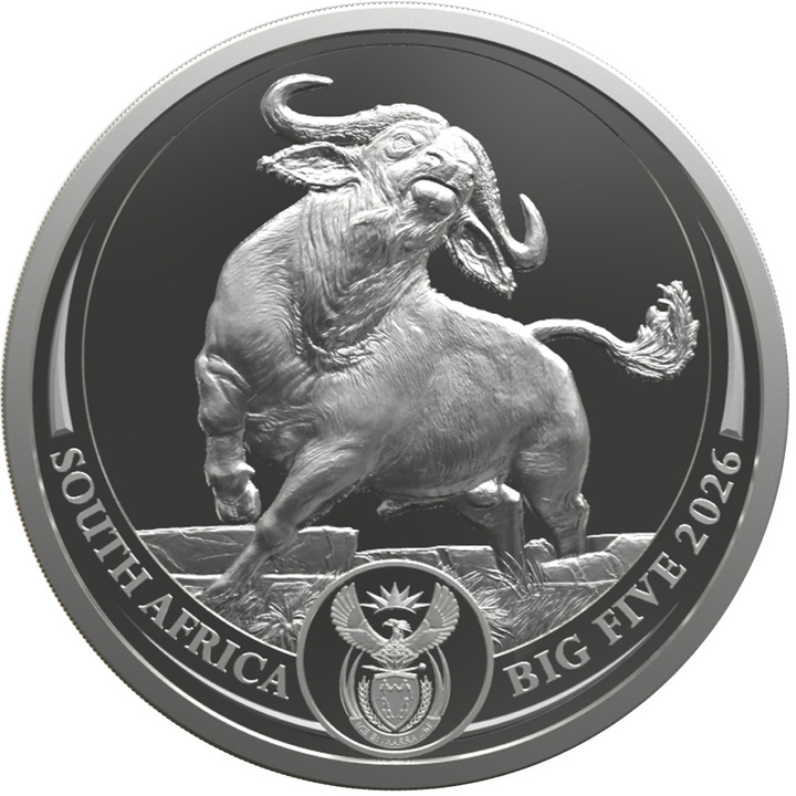 Srebrna Moneta Big Five III: Buffalo 1 uncja Srebra 2026 (w karcie)