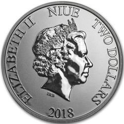 Niue: Año del Perro 1 oz Plata 2018