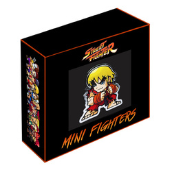 Street Fighter: Mini Fighter Ken coloured 1 oz Silver 2021 Proof