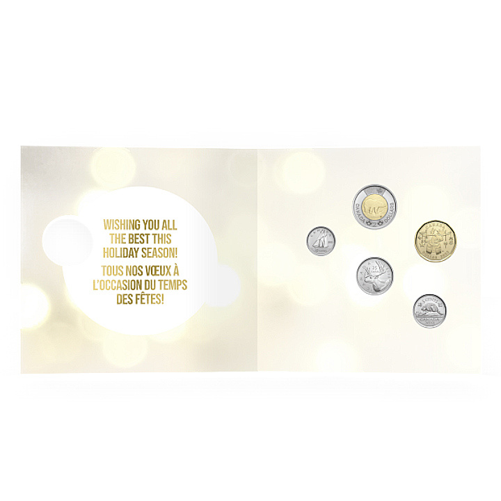 Zestaw Canada: Holiday 5 monet 2023