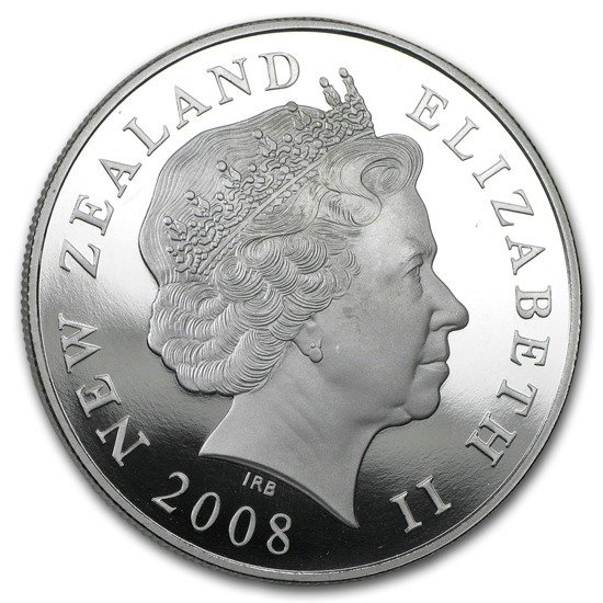 Żaba Hamiltona 1 uncja Srebra 2008 Proof