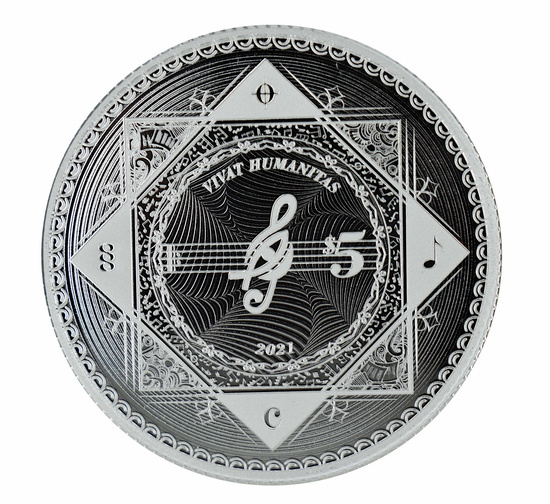 Tokelau : Vivat Humanitas 1 once d'argent 2021 Prooflike