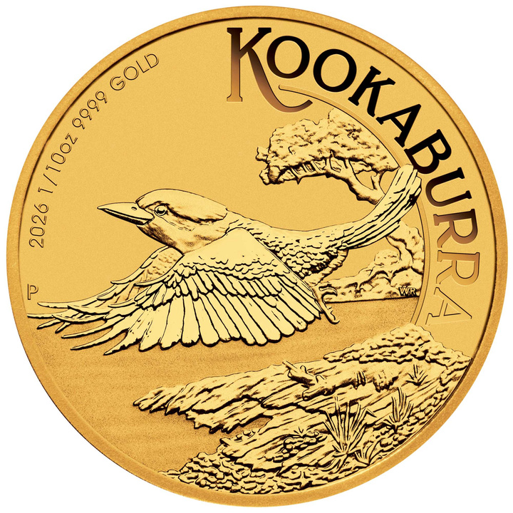 Kookaburra 1/10 uncji Złota 2026