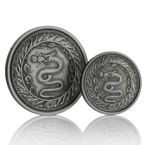 Samoa: Serpente di Milano 1/2 oncia d'argento 2020 Proof Moneta antica