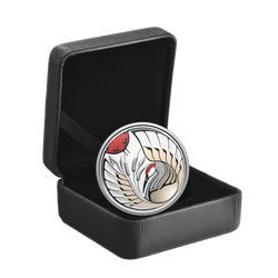 Srebrna Moneta Canada: Clan Animals - Sandhill Crane kolorowany $15 Srebro 2026 Proof