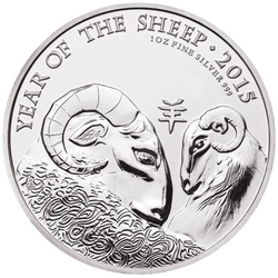 Royal Mint Lunar: Year of the Sheep 1 oz Plata 2015