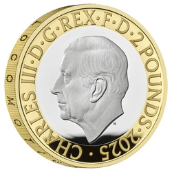 200 Years of the Modern Railway £2 Stříbro Proof