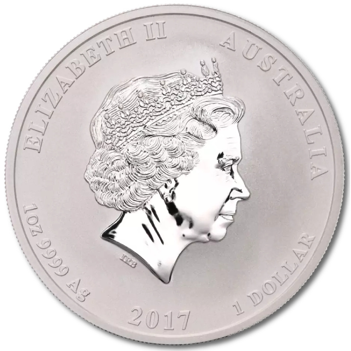 Dragon and Phoenix 1 oz Silver 2017