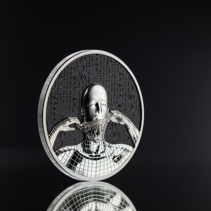 Cook Islands: Second Skin coloured 1 oz Silber 2023 Proof Ultra High Relief