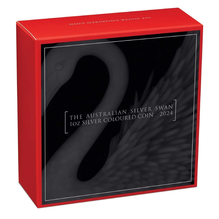 Színes hattyú 1 uncia ezüst 2024