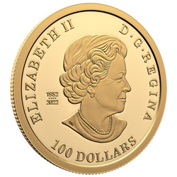 Canadá: Año Lunar del Dragón $100 Oro 2024 Proof