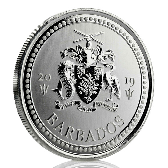 Barbados: Trident 1 oz Silber 2019