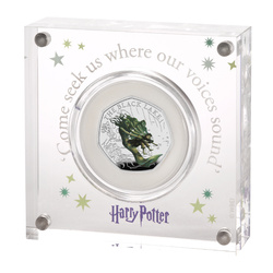 Harry Potter: Black Lake coloured 50p Silber 2024 Proof 