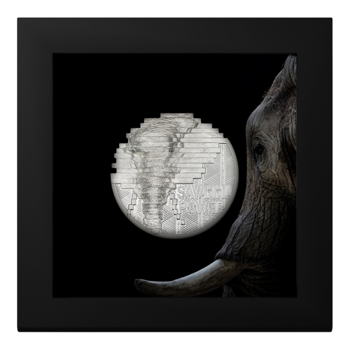 Cook Islands: Reconstruction - Elephant 2 oz Silver 2024 Proof High Relief