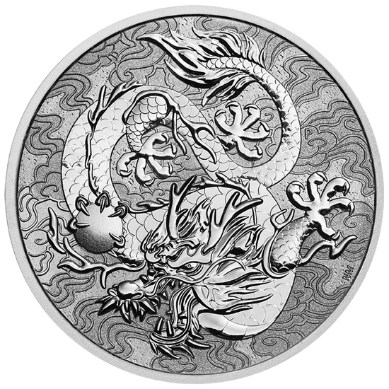 Mythes et légendes chinois : Dragon 1 once de platine 2022 Proof