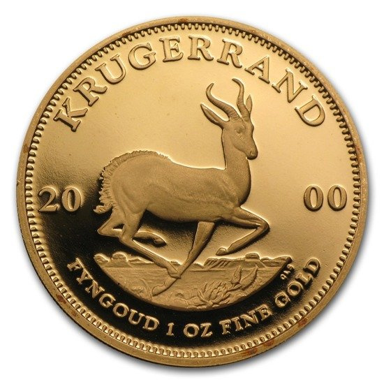Krugerrand 1 uncja Złota 2000 Proof