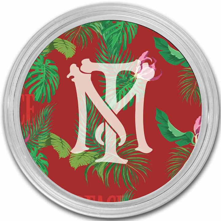 Lote de 2 monedas Chad: Hombre con cicatriz "Miami - 40 Aniversario de la película coloreada 2x1 oz Plata 2023