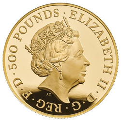 Lunar : Année du Tigre 5 onces d'or 2022 Proof