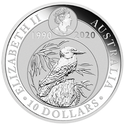 Kookaburra 10 uncji Srebra 2020
