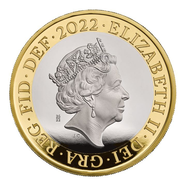 10 darabos készlet Her Majesty Queen Elizabeth platina 2022 Proof érmék