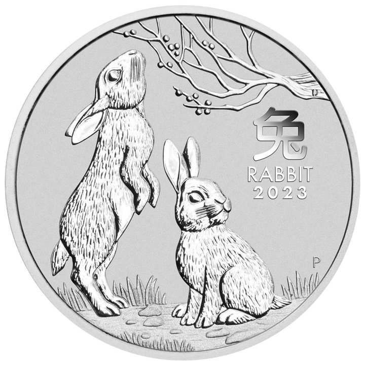 Perth Mint: Lunar III - Anno del Coniglio 1000 grammi d'argento 2023
