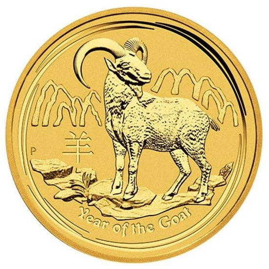 Lunar II: Rok Kozy 1/2 uncji Złota 2015