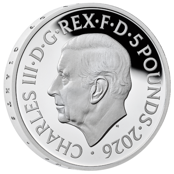 The Great British Treasure Hunt £5 Srebro 2026 Proof