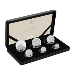 Ensemble de 6 pièces Britannia Argent 2022 Proof