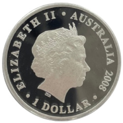 Australian Football 150 Years kolorowany 1 uncja Srebra 2008 Proof