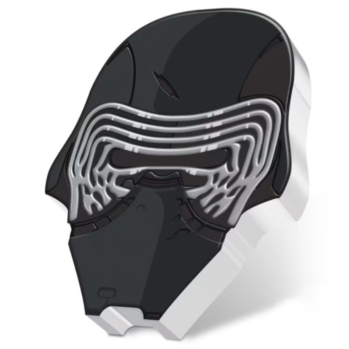 Niue: Stříbrný proof 1 oz 2022 Star Wars Tváře prvního řádu - Kylo Ren