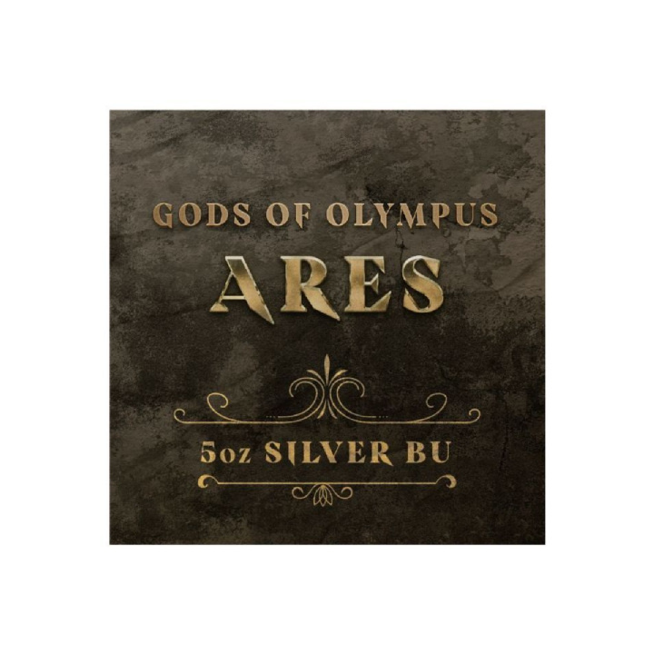 Tuvalu: Dioses del Olimpo - Ares 5 oz Plata 2023