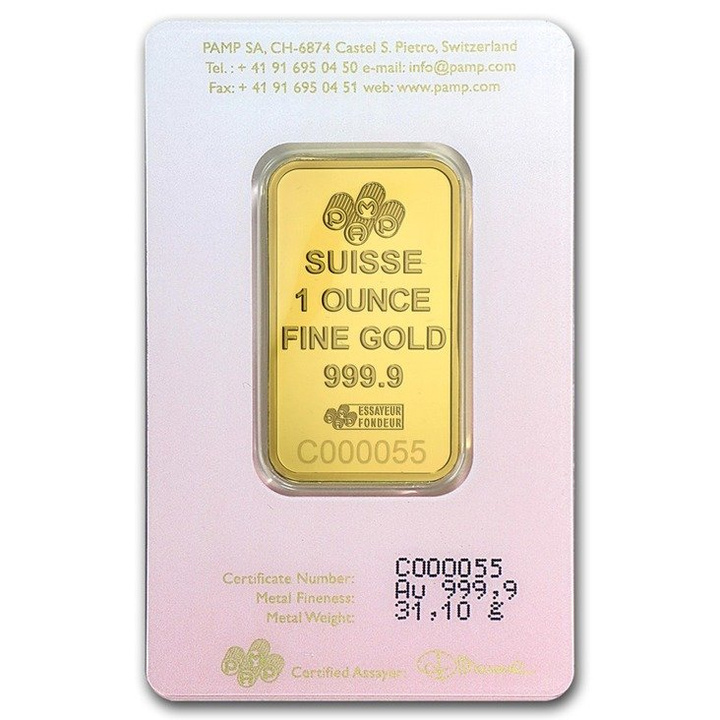 1 oz Goldbarren Pamp Love Always