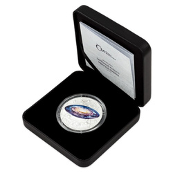 Niue: The Milky Way - The Milky Way coloured $1 Silber 2022 Proof