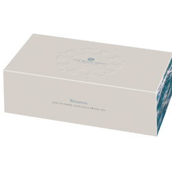 3 darabos Britannia arany 2025 Proof érmék
