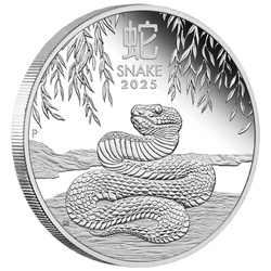 Perth Mint: Lunar III - Year of the Snake: Three-coin set Silver 2025 Proof