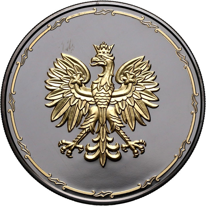 Médaille en argent 100e anniversaire du recouvrement de l'indépendance dorée 1000 g d'argent 2018 Proof