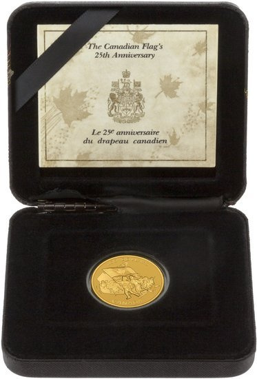25. výročí vzniku kanadské vlajky 1990 Proof