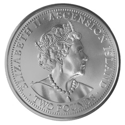 Isla Ascensión: Modern Masters - Jody Clark San Jorge y el Dragón 1 oz Plata 2022