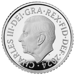 Lote de 13 monedas de plata Gran Bretaña 2024 Proof