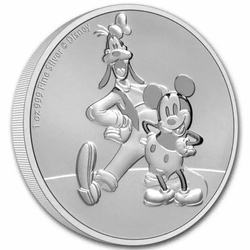 Niue: Disney - Mickey & Goofy 1 uncja Srebra 2021