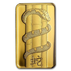 5 gram Gold Bar Lunar Jahr der Schlange