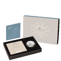 Buste de Britannia dans un coffret 1 once d'argent 2021