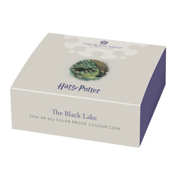 Harry Potter: Black Lake kolorowany 50p Srebro 2024 Proof 