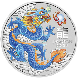 Perth Mint: Lunar III - Year of the Dragon 1/2 oz Silver 10 Coin Set 2024