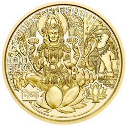 The Gold of India 100 Euro Gold 2023 Proof 