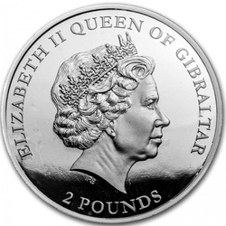 Gibraltar: Barbary Macaque 1 oz Silver 2021