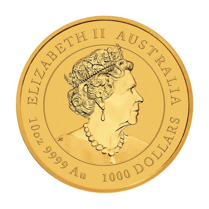 Perth Mint: Lunar III - Anno del Coniglio 10 once d'oro 2023
